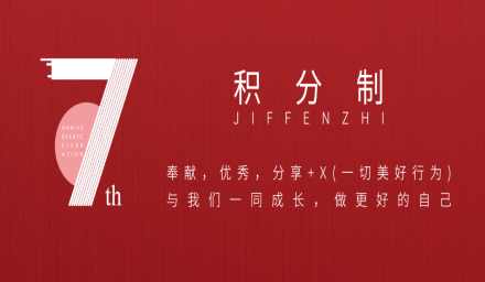 積分制7周年！來(lái)看看有哪些你想要的！